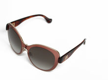 Load image into Gallery viewer, Balenciaga Women's Mauve Pink Havana Round Sunglasses