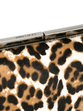 Load image into Gallery viewer, Jimmy Choo Cate Leopard Print Pony Hair Natural Luxury Clutch Handbag