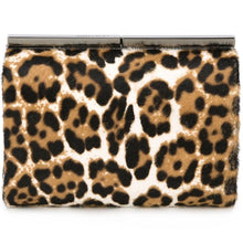 Load image into Gallery viewer, Jimmy Choo Cate Leopard Print Pony Hair Natural Luxury Clutch Handbag