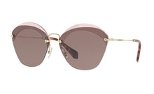 Load image into Gallery viewer, Miu Miu Prada Classic Women's Dark Purple Orchidea Luxury Sunglasses