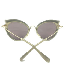 Load image into Gallery viewer, Miu Miu Prada Classic Women's Gray Cat Eye Sunglasses