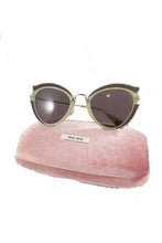 Load image into Gallery viewer, Miu Miu Prada Classic Women's Gray Cat Eye Sunglasses