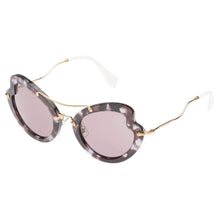 Load image into Gallery viewer, Miu Miu Prada Women's Classic White Havana Luxury Sunglasses