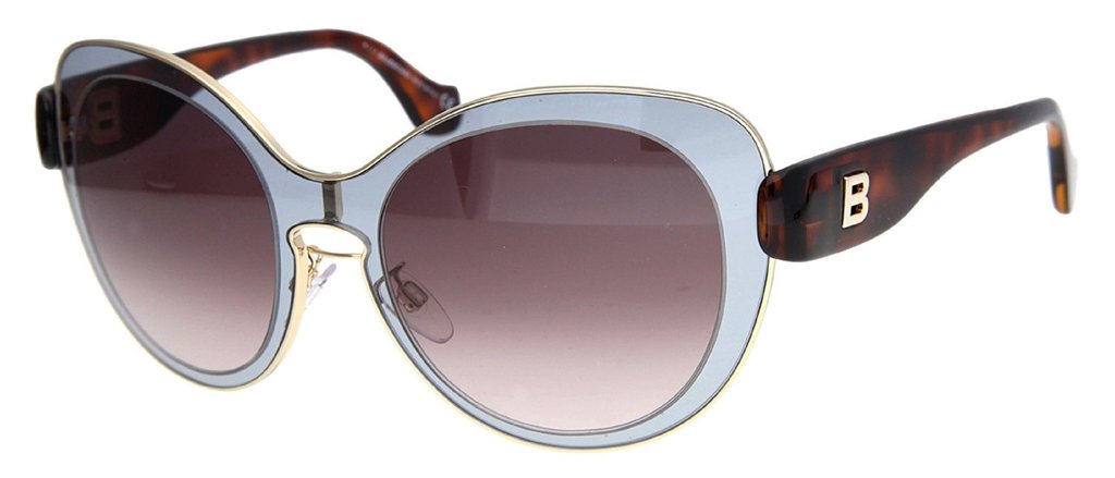 Balenciaga Translucent Grey Havana/Brown Gradient Sunglasses