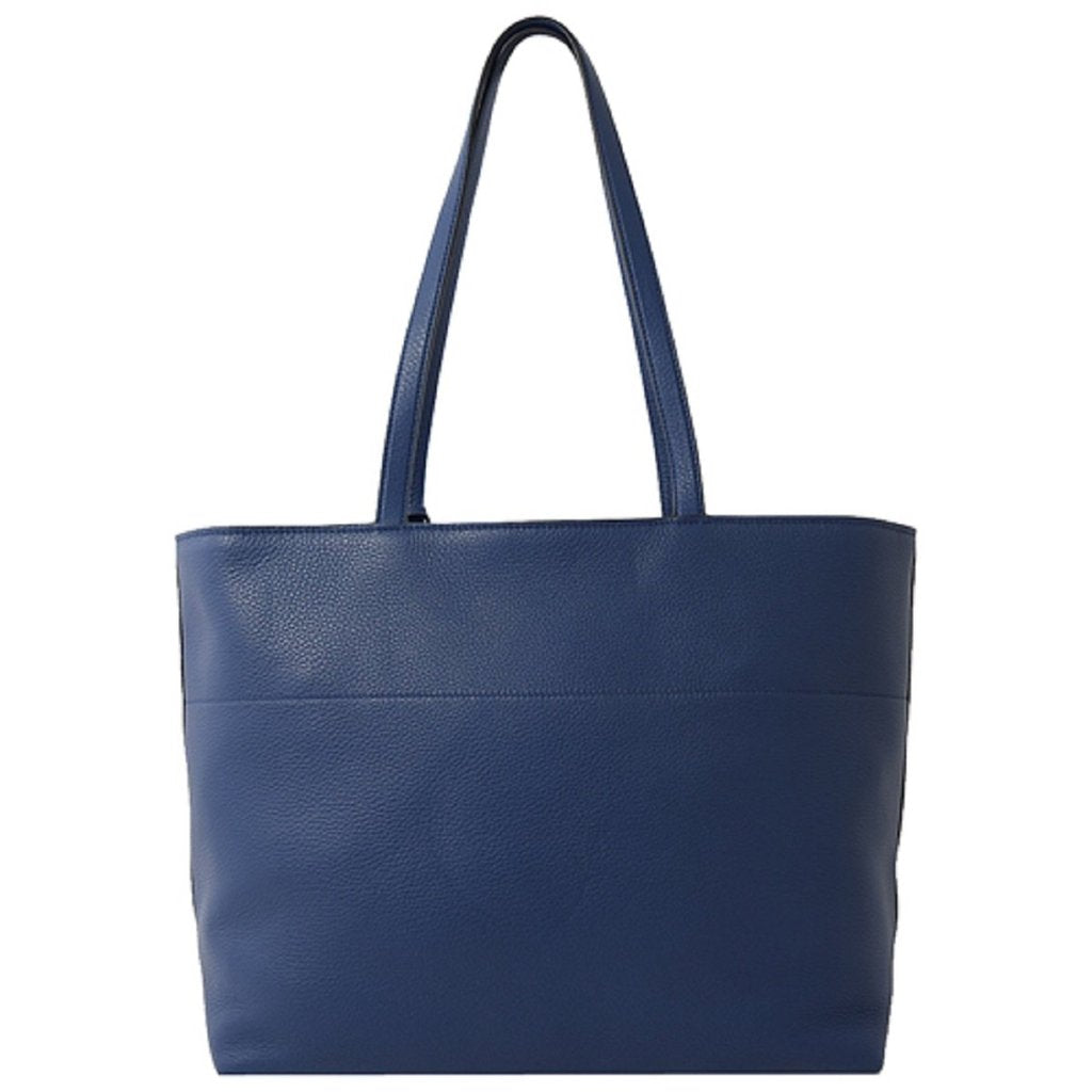 Prada Vitello Phenix Leather Shopping Tote Bag Bluette 1BG203 Tamu Bazaar